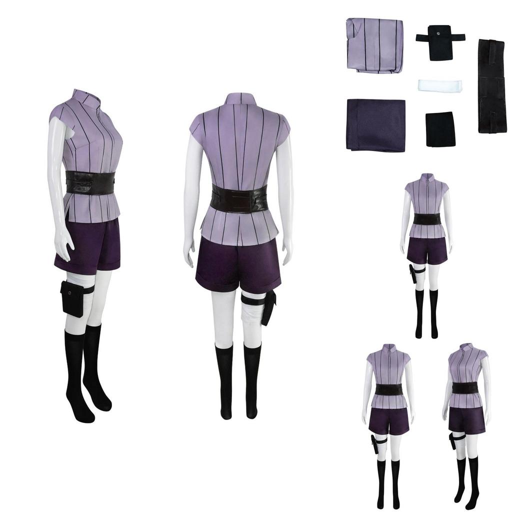 Naruto Hyuga Hinata Cosplay Kostüm Halloween Outfit Karneval Set Geschenk