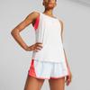 Puma Run Cloudspun Tank Top With Logo Round Neck Women Tops White 524543-02