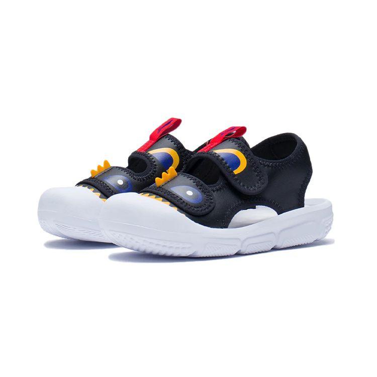 Li Ning Kids Monster Low Top Casual Comfortable Sandals Kids Sandals Black YKKS012-1