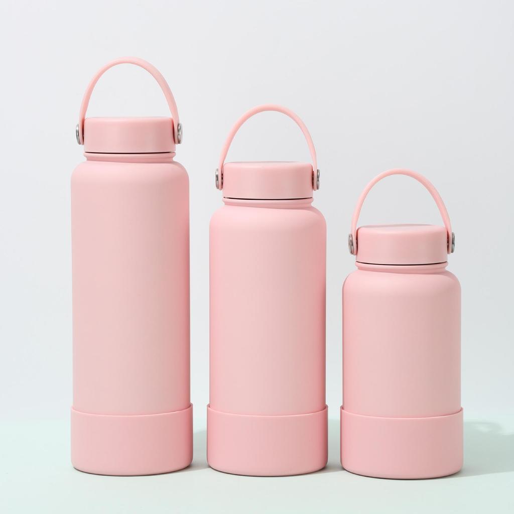 High-Value 316 Stainless Steel Macaron Thermos Bottle with Lanyard - Stylish, Portable, Insulated Sports Water Bottle