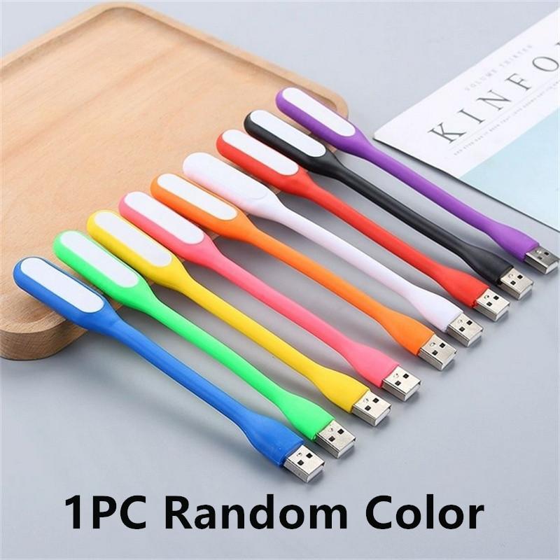 

Портативный мини USB светодиодный ночник 1 шт. случайного цвета, лампа для чтения книги, USB-лампа для повербанка, ПК, ноутбука