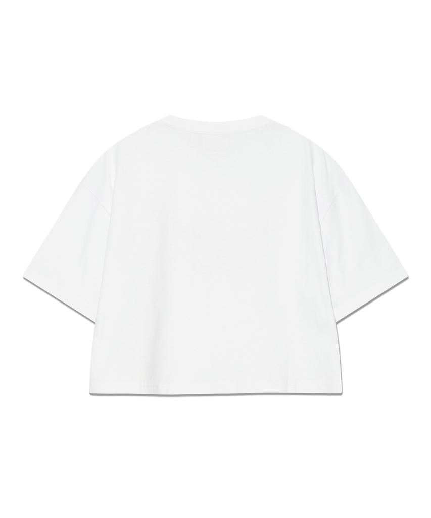 LEE Women'S Applique Big Twitch Logo T-Shirt White