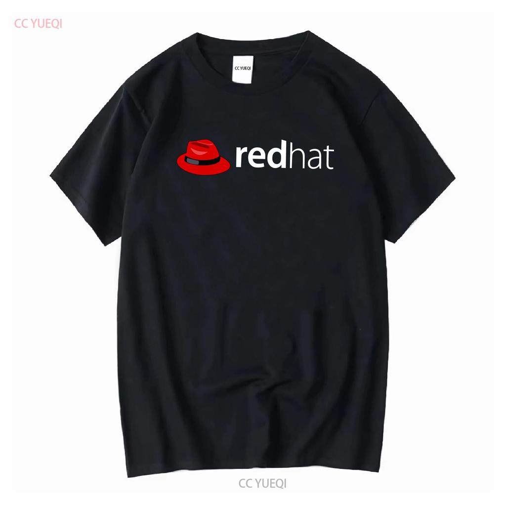 Linux Redhat Liebhaber T-Shirt Pinguin Tux Open Source OS Männer Jugend Mädchen Frauen T-Shirt Mehr Farben und Größen Vintage Gewaschen Bequem