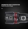 XHP70 High-Brightness LED Flashlight - Aluminum Alloy, Telescopic Zoom, Electric Display, Waterproof, Multifunctional Outdoor Handheld Light