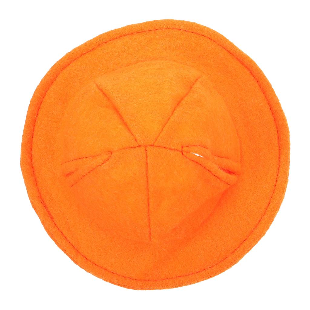 1pcs Pet Yellow Hat Soft Felt Bunny Hat For Guinea Pig Hamster Rabbit Party Decoration Head Cover Pet Costume