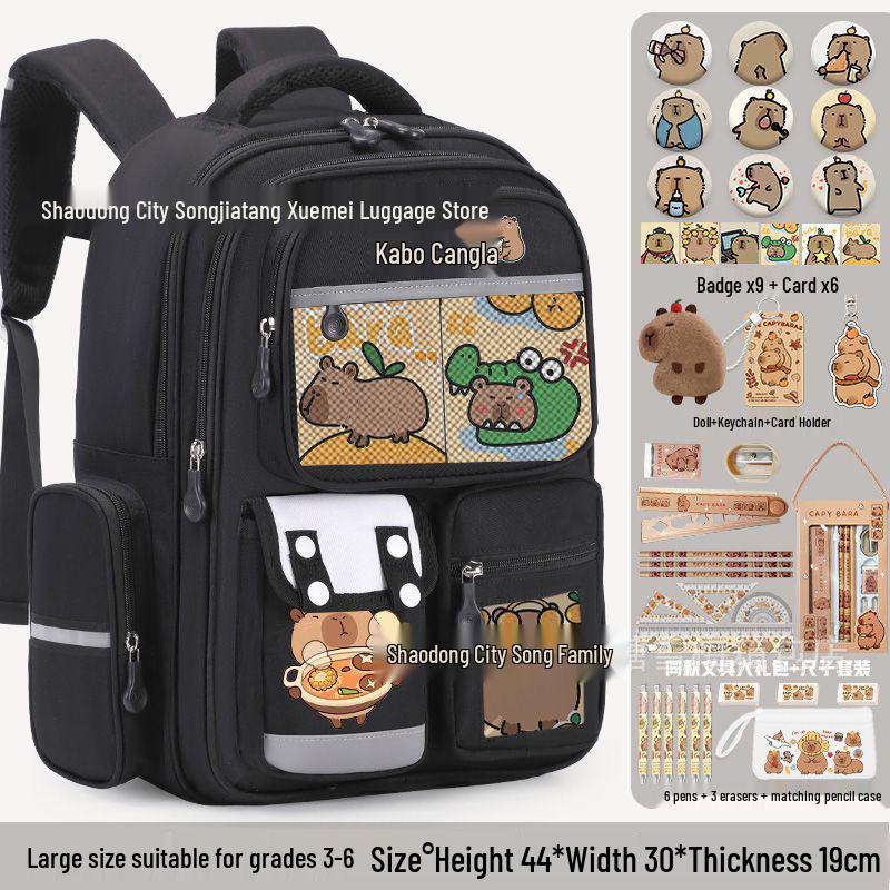 Batoh z lehké oxfordské tkaniny pro děti 6. třídy - Velká kapacita