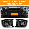 New Style LED Fog Lights Kit For Land Rover Defender 90 110 130 2020 2021 2022 Led Daytime Running Light Fog Lamp Headlight