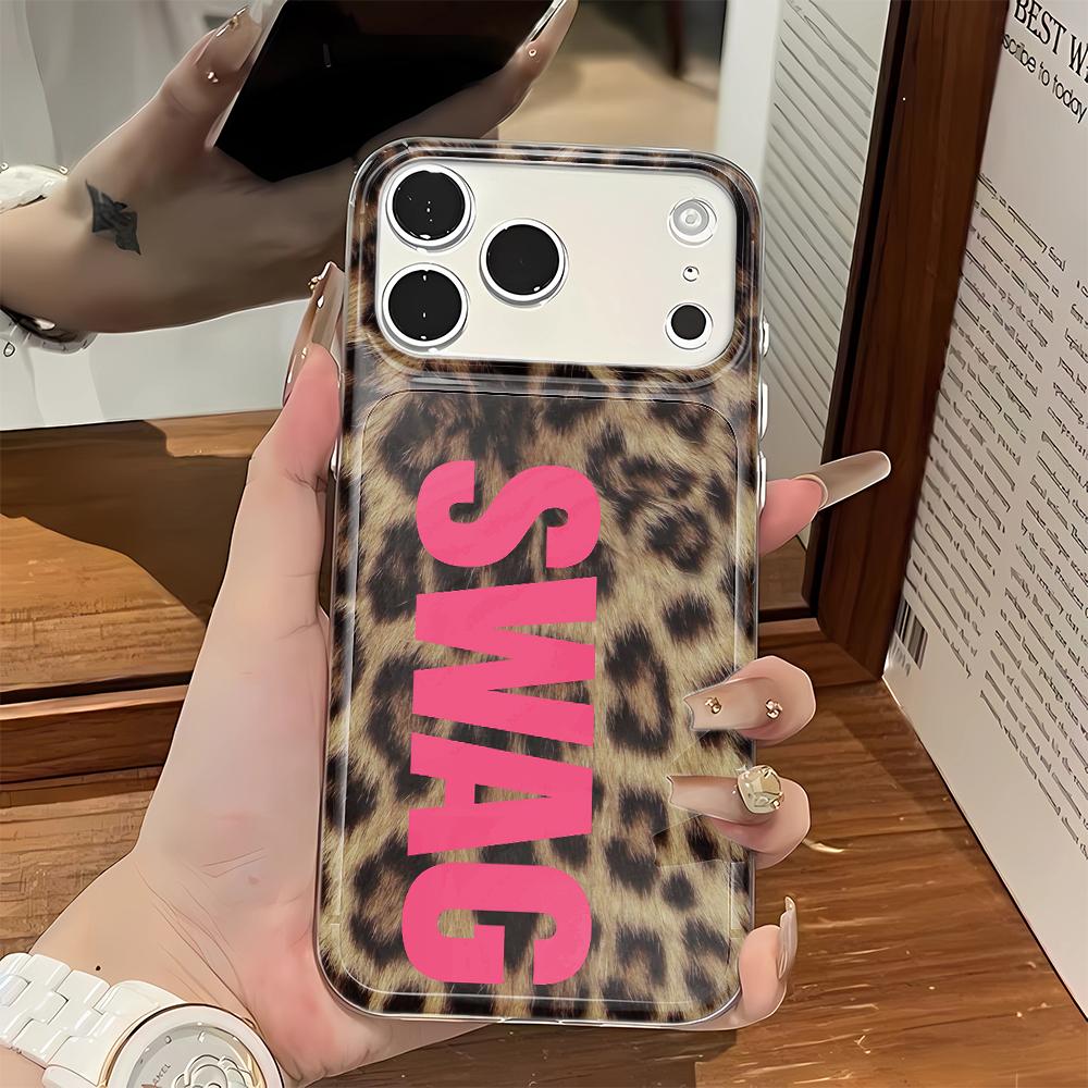 Leopard Swag Silicone Phone Case For Iphone 13 Pro Max 16 15 Pro 14 13 12 11 14 Plus 17 Air Transparent Funda Cover