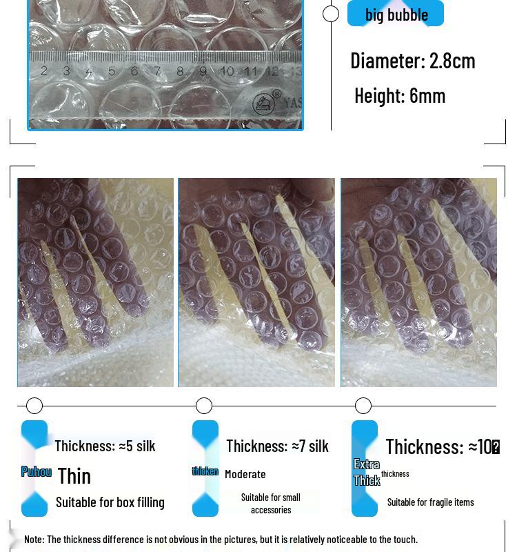 Brand New Thickened Large Roll 30cm Shockproof Bubble Foam Wrap Cushion