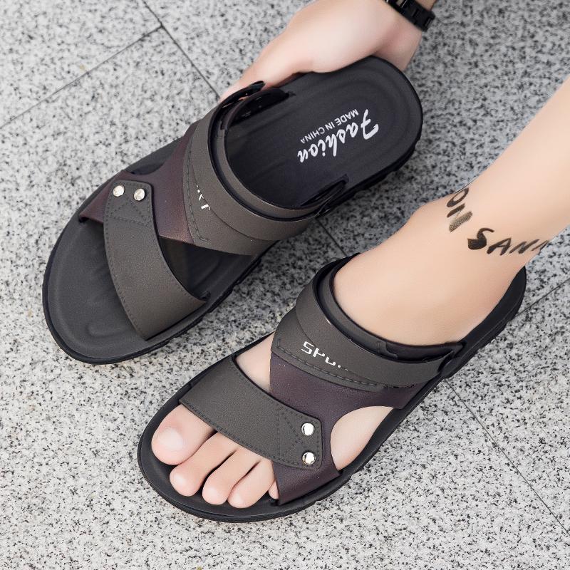 Men Large Size Summer Slide Sandals Lightweight Soft Sole Beach Shower Garden Casual Slippers Lightweight Comfortable Breathable