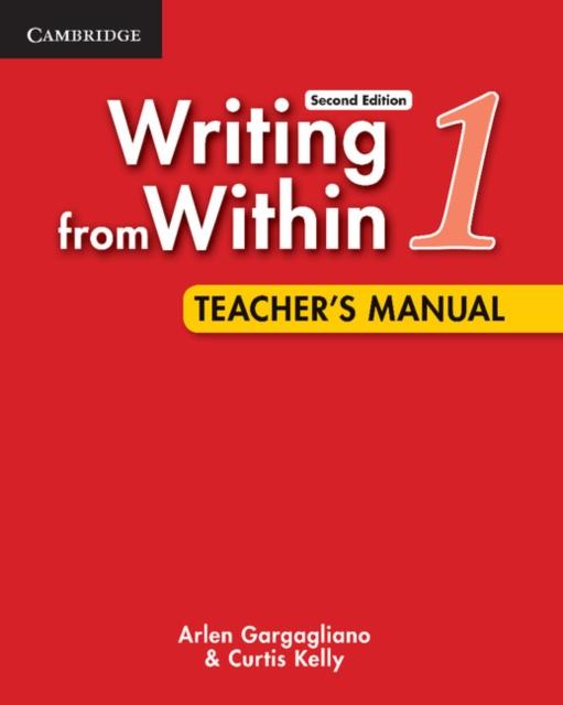 The Writing from Within Level 1 Teacher's Manual Book