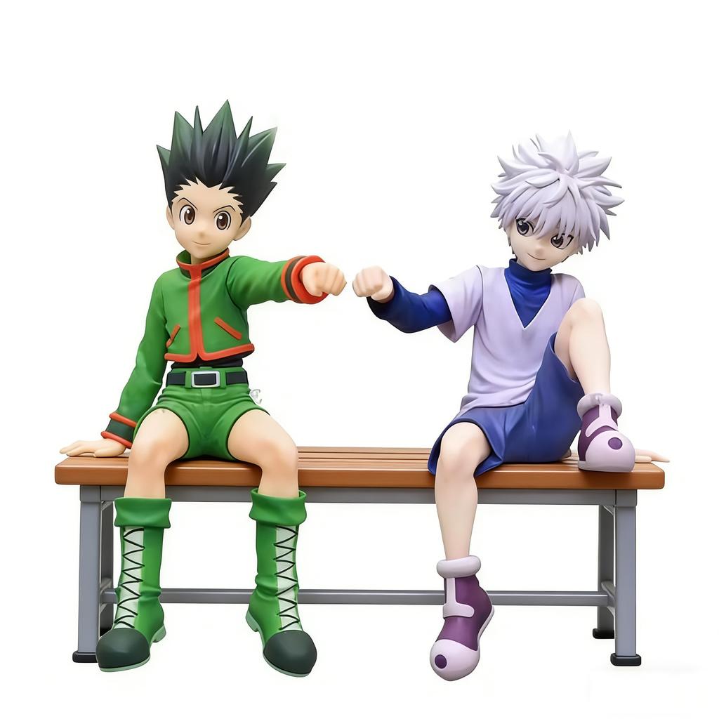 12.5cm Hunter x Hunter Gon Freecss Anime Figure Zoldyck Action Figure Figurine Model Car Ornaments Toys Gift