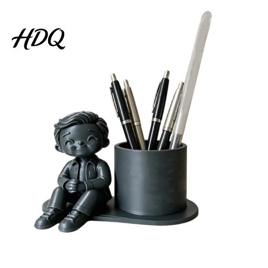 Cute Desk Organizer 3D Printed Pen Holder Creative Desktop for Pencils Gel