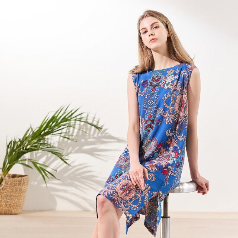 L Affair Women Viscose Dress bLue Lwoef988 Bu