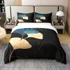 Ginkgo biloba 3D high definition digital printing duvet cover set soft and comfortable bedding