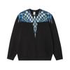 Sudadera MB Color Pluma Alas Fantasma Marcelo Marca de Moda Año de la Serpiente Relámpago Sudadera con Capucha para Pareja