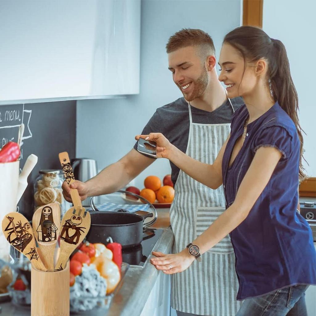 Wooden Spoons For Cooking Utensils Set
