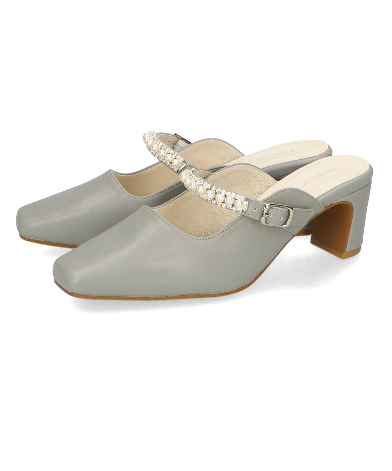 

Туфли-лодочки Мюли Pearl Heel Trend Party Occasion Синтетическая кожа 41121 СИНИЙ см см [Oriental Traffic] Женские 23,0 - 23,5 синий