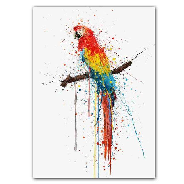 Neue Nordic Abstrakte Tier Poster Wand Malerei Abstrakte Splash Tinte Kunst Leinwand Malerei Wohnzimmer Korridor Hause Dekoration Wandbild Kein Rahmen