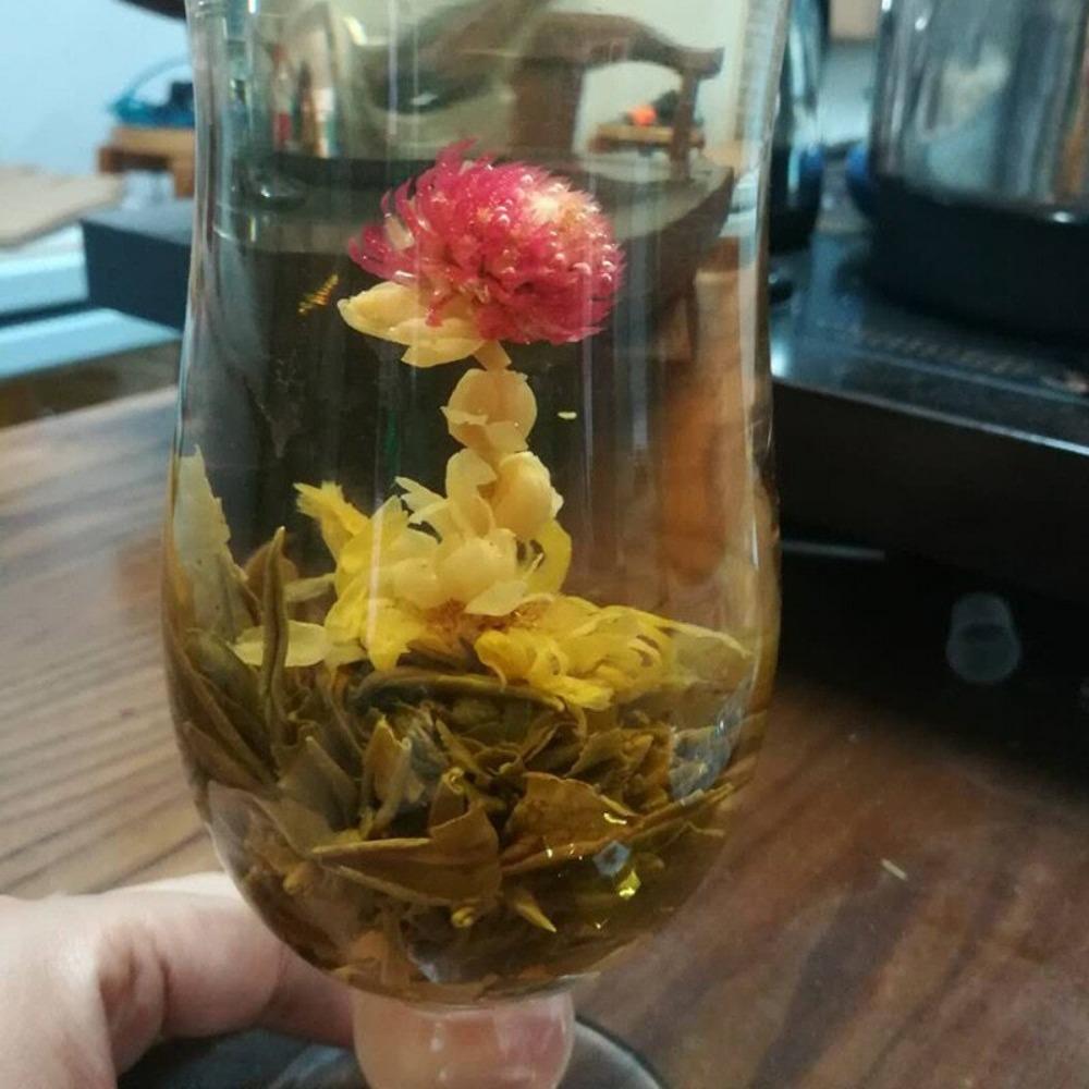 Handmade Blooming Tea 16 Assorted Flower Balls 130g Natural Flowering Tea Collection