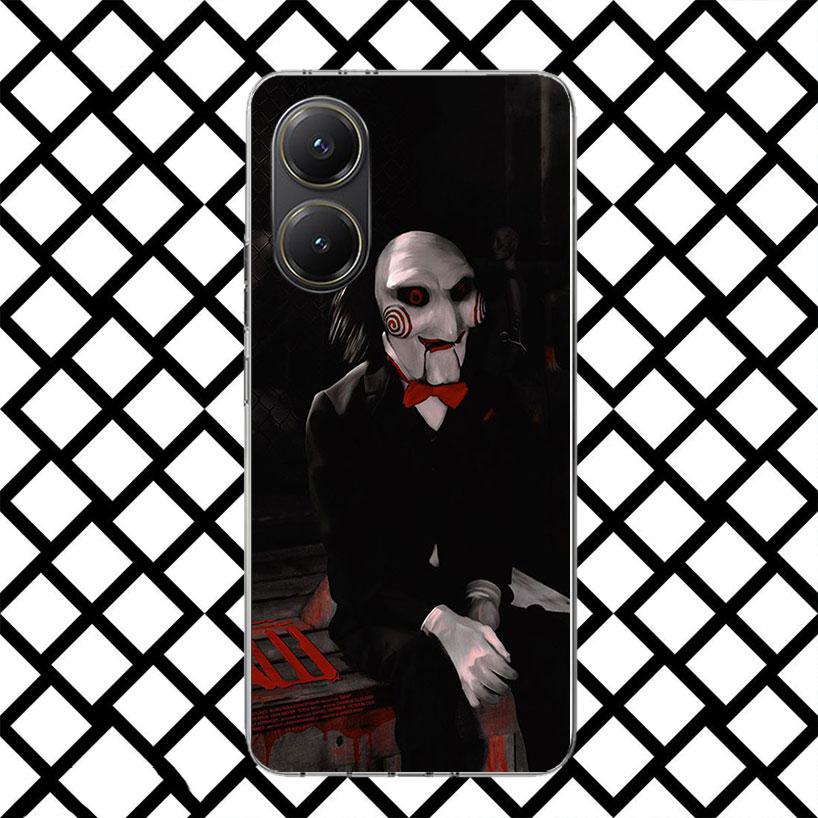 

The Jigsaw Killer Horror Phone Case for Xiaomi Poco F7 Ultra X7 X6 X5 Pro X4 Gt M8 M7 Redmi 15 15C 13 13C 12 12C Soft Cover Fund Xiaomi Poco X7 Pro