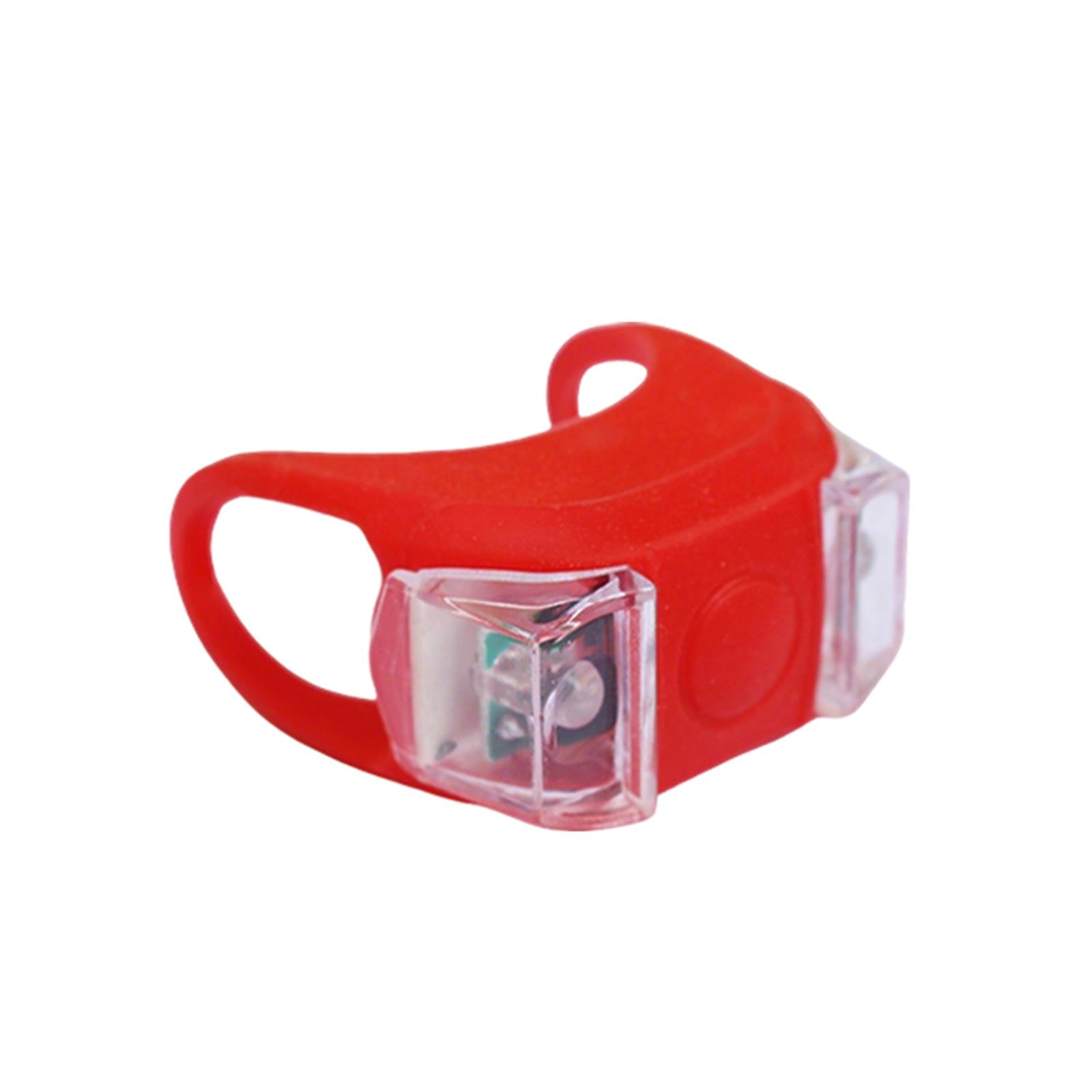

LED Flash Light For Bike, Twin Eye Design Night Riding Signal Light,Batteries Need To Be Installed One Size красный
