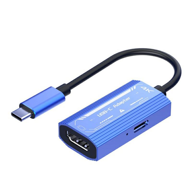 

V278 4K 60Hz Type-C to HDMI+Type-C Video Adapter Aluminum Alloy Converter As Shown A