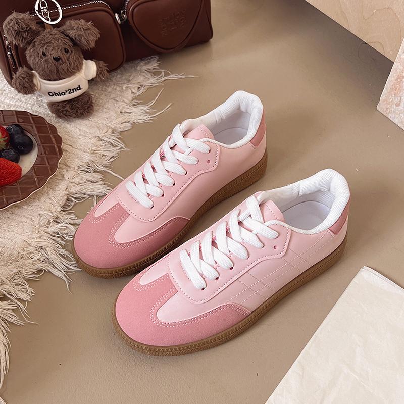 

Женские повседневные кроссовки для улицы, удобная обувь на плоской подошве, весенняя новинка, мягкая подошва, обувь для ходьбы, женская модная обувь, спортивная обувь с низким верхом 39