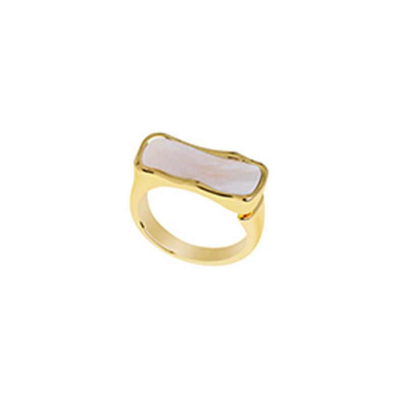 

Band Contemporary Wide Polished 925 Silver Ring Unique Geometric Shape For Gifts J2659