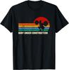 Body Under Construction Funny Workout Humor Gym Fitness T-Shirt