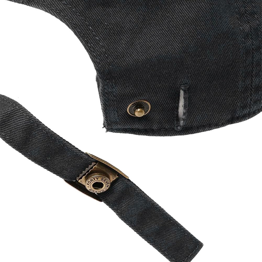 NANGA 47 COTTON CAP Collaboration Cap, Black, Outdoor, Streetwear, Unisex, Forty Seven 2025