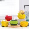 Vaso Forma Frutta Carino Fioriera Pianta Verde Decorazione Tavolo Composizione Floreale Vasi Fiori Cartoon Creativi Decorazione Estetica Stanza