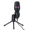 ME4 USB Condenser Microphone with RGB Lights for Recording, Live Streaming, Noise Reduction, and Gaming