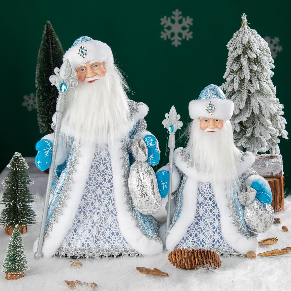 30/40cm Santa Claus Decoration Christmas Tree Ornaments Santa Claus Doll Grandpa and Grandma New Year Home Decoration Happy NewYear