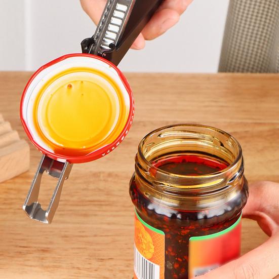 Jar Opener Can Opener for Weak Hands Seniors Arthritic Hands Non-Slip Rubber Gear Cover Lid Remover Beer Opener