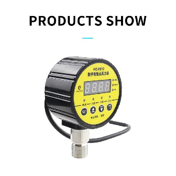 Digital Pressure Switch  Vacuum Digital Electric Contact Water Pump Pipeline Fire Negative Differential Pressure Gauge