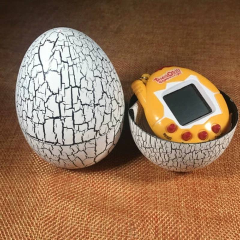 Cracked Egg Pack Electronic Pet Toy Retro Game Console Nostalgic Gift Keychain