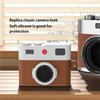 Retro Camera Protective Case for 4/3/Pro3 Wireless Earbuds Shell with Liquid Silicone AntiDrop Protections for Home