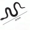 10cm 15Pcs Fake Realistic Rubber Toy Snake Simulation Soft Glue Snake Scary Halloween To Scare Birds Props Prank Trick Toy Gift