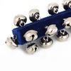 Wooden Handheld 21 Jingle Bells Bar Sleigh Stick Kids Toy Instrument (Blue)