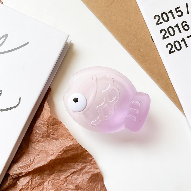 Three-Dimensional Xiaoyu Mobile Phone Airbag Bracket Contrasting Color Cute Back Sticker Retractable Niche Creative Ring Buckle Paste