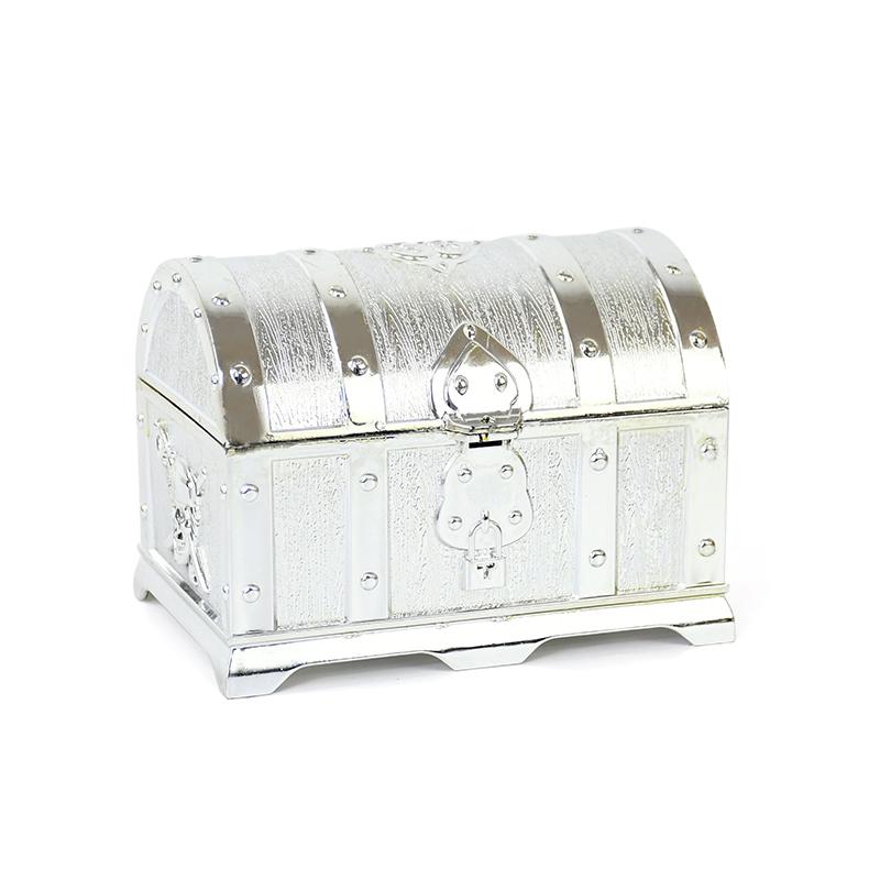 Gold Pirate Treasure Chests Candy Box Kids Children Gift Vintage Halloween Party Decor Jewelry Storage Organizer Box Case Holder