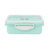 ZISIZ Large Divided Lunch Box with Fork & Spoon