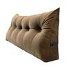 Headboard Triangular Pillow Headboard Wedge Cushion with Removable Cover Daybed Bolster Pillow with Side Pocket for Bed Reading Working
