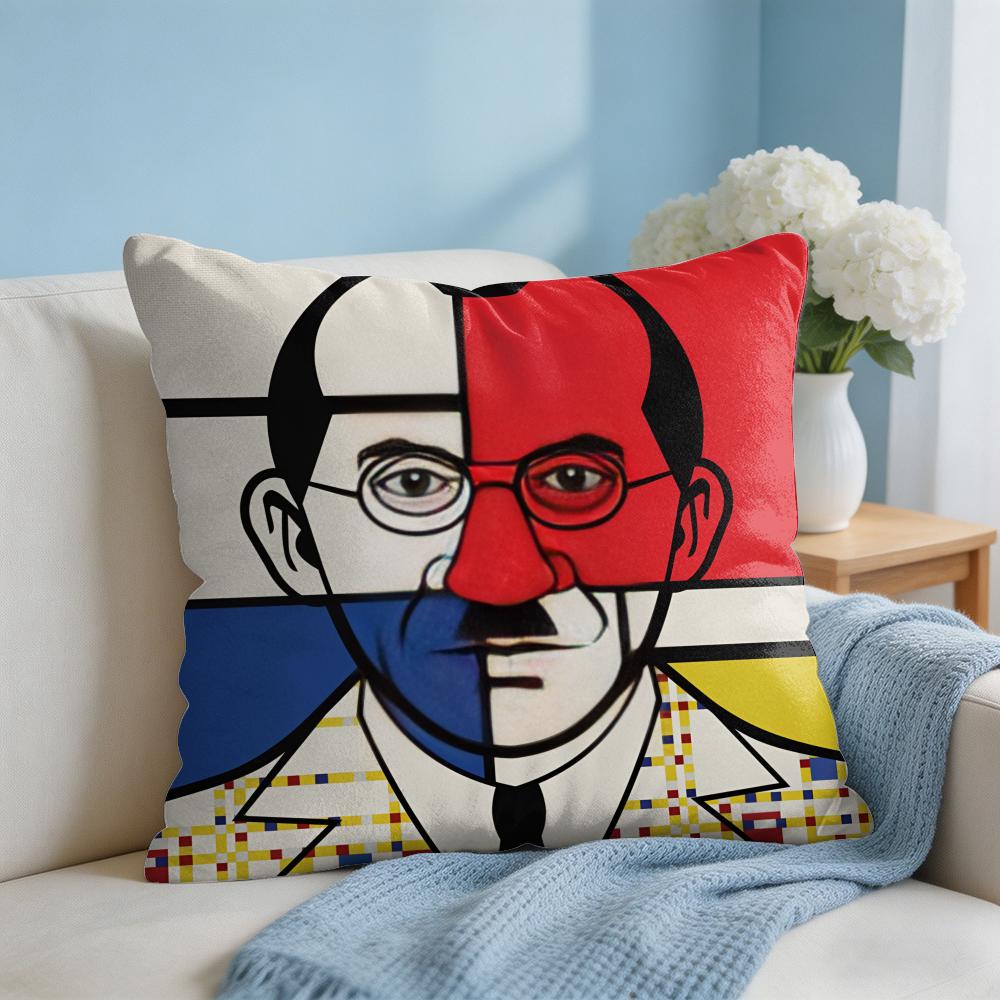 Piet MMondrian Kunst Kissenbezug Quadratisches Kissen Schlafzimmer Sofa Freizeit Komfort Wohnzimmer Heimdekoration X 30cmx30cm(12x12Inch)