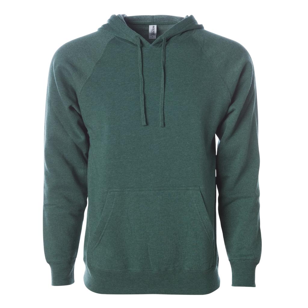 Independent Unisex Adult Midweight Raglan Pullover Hoodie