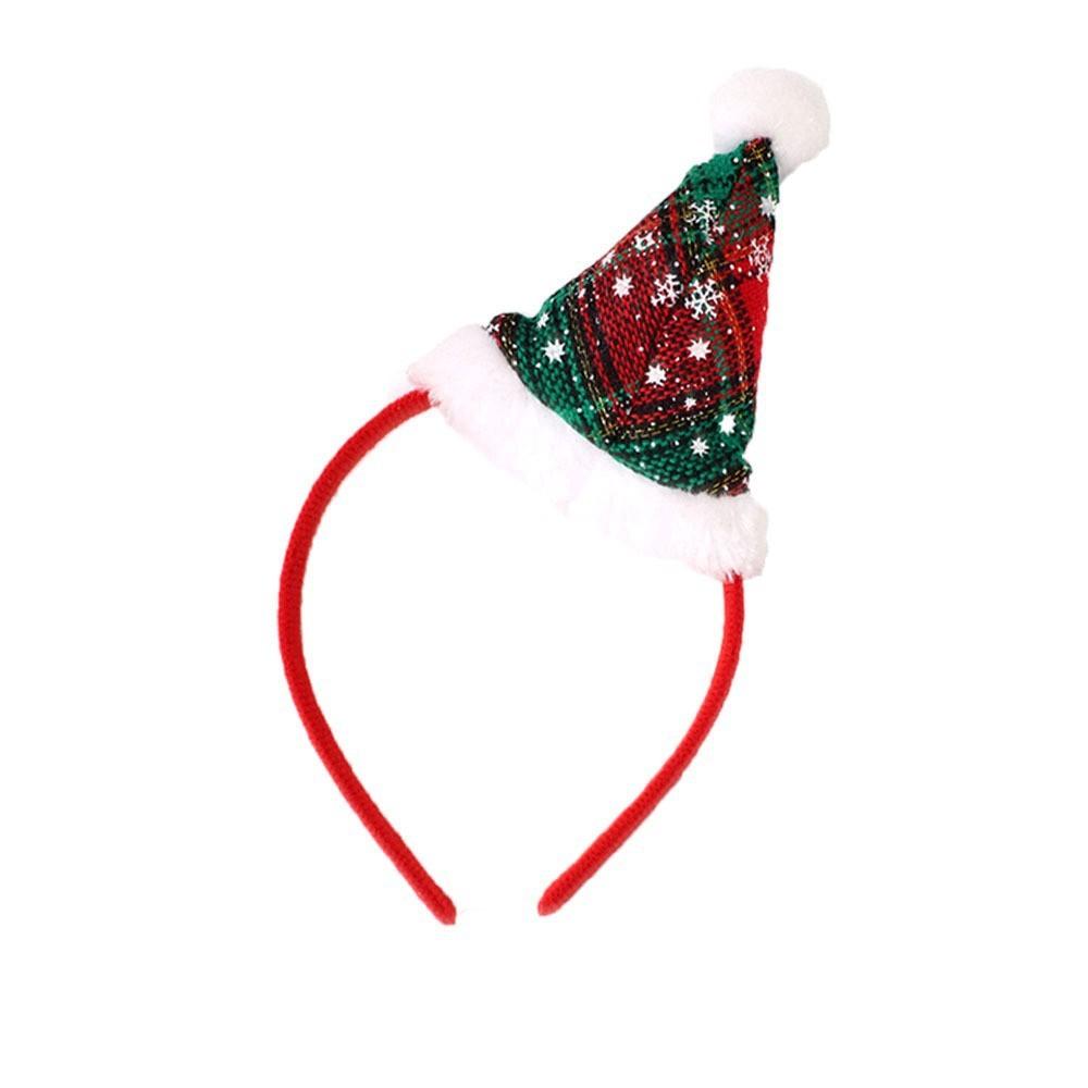 

Christmas Red Cheerful Hat Headpiece Ideal For Holiday Gatherings Events And Green Christmas Hat