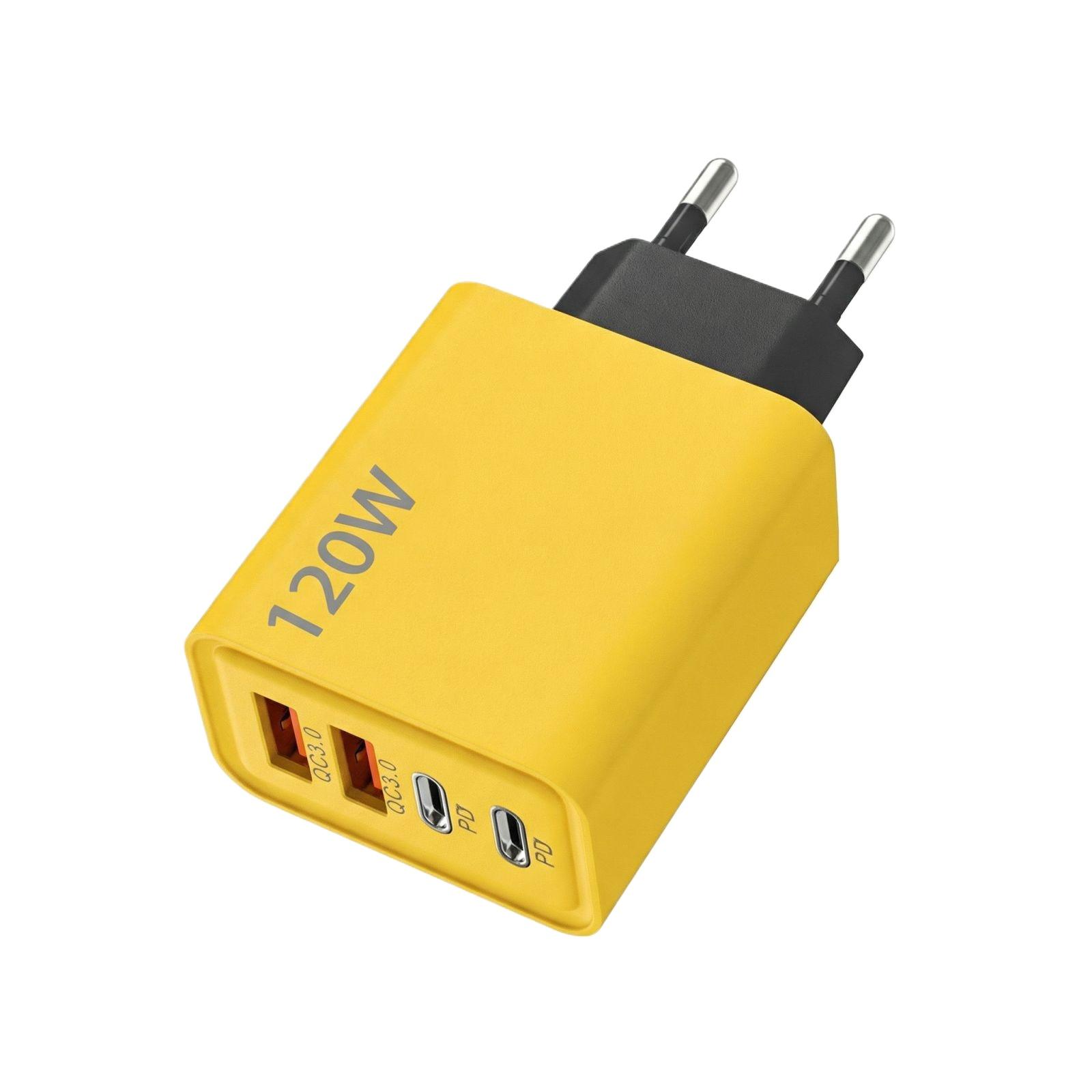 

Port Charging Head,120Wcharger, USB Charger, Fast Charging Head one size білий