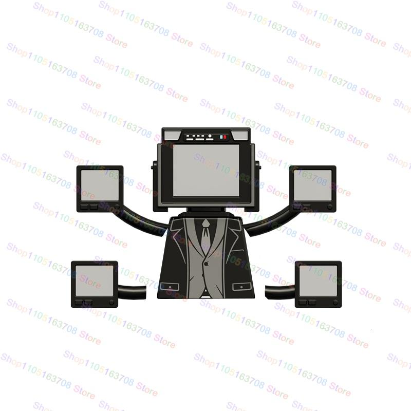 High-Quality Moc High-Quality Skibidi High-Quality Toilet High-Quality Man High-Quality Anime High-Quality Cartoon Construction Pieces Small