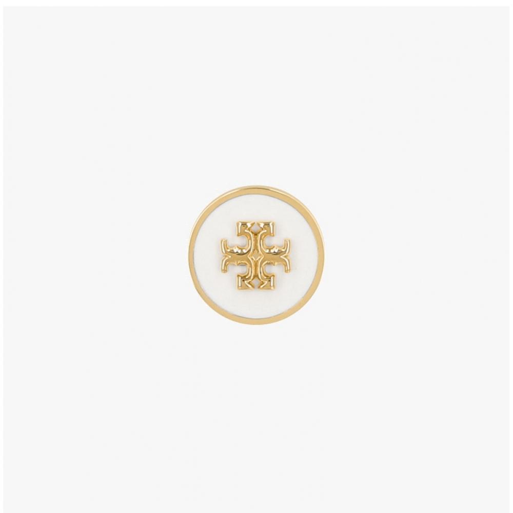 Tory Burch Kira Circle Logo Enamel Stud Earrings 90547 700